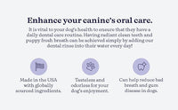 ROSEY'S PUPPY FRESH BREATH - Dog Water Additive for Dental Care - Maintains Fresh Breath & Clean Teeth for Dogs - Dog Breath Freshener for Promoting Healthy Gums & Fights Plaque Buildup - 8 Oz