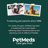 PetMeds Calm Supplement for Dogs - Anxiety & Stress Relief with Vitamins, Theanine & Lemon Balm - Supports Dogs During Travel, Thunder & Separation - Beef & Sweet Potato Flavor - 60 Soft Chews