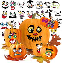 60 Pack Large Pumpkin Stickers - style 2
