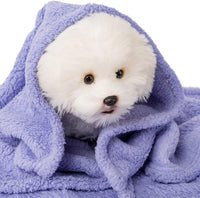 2 Blankets, Dog Cat Pet Blanket, Soft Warm Fleece, for Puppy - Lavender+pink+darkpink / 24"L x 18"W, 3/Pack - image 4