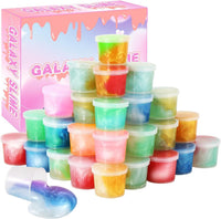 Galaxy Slime Party Favors 30 Pack, Stretchy, Non-Sticky - 30 Pack