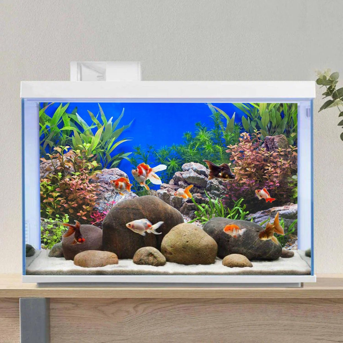 AWERT 30x18 in Aquatic Plant Fish Tank Background Stone Aquarium - 60x24in/150x60cm - image 4