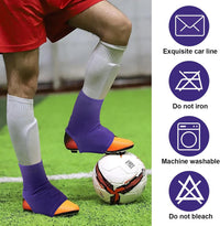 Football Spats Cleat Covers, Youth Boys, Keeps Dirt - Purple / Small - image 4