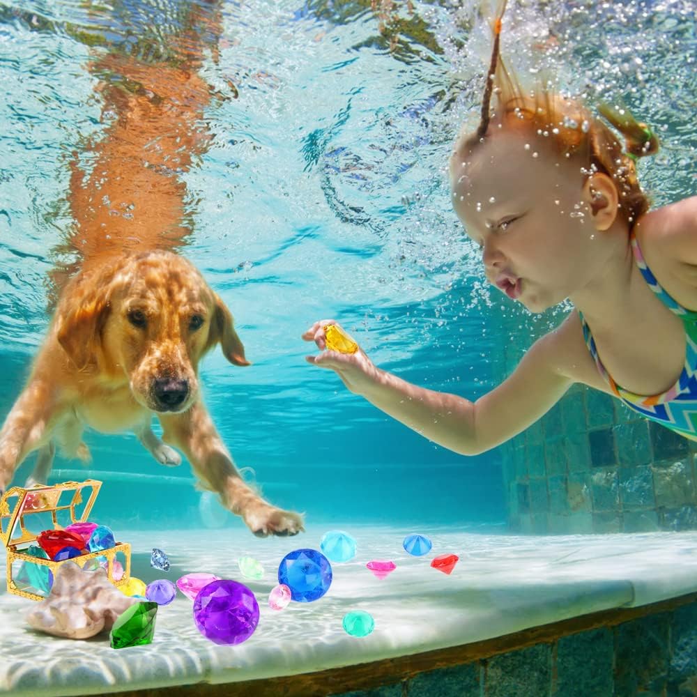 YUJUN 10PCS Diving Gem Pool Toys for Kids Swimming Pool Party Favors – Fun for Kids & Family - Assorted - image 4