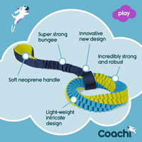 Coachi Tuggi Tug, Interactive Dog Toy for Tug of War & Play - Tuggi Helix - image 3