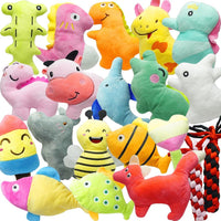 Squeaky Dog Toys Bulk ,20 Pack Puppy Teething Toys for Small to Medium Dogs – Essentials for Dogs