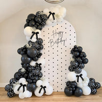 Pink Balloon Arch Kit, 145Pcs Baby Shower Birthday Decor – Fun for Kids & Family - White Black - image 3
