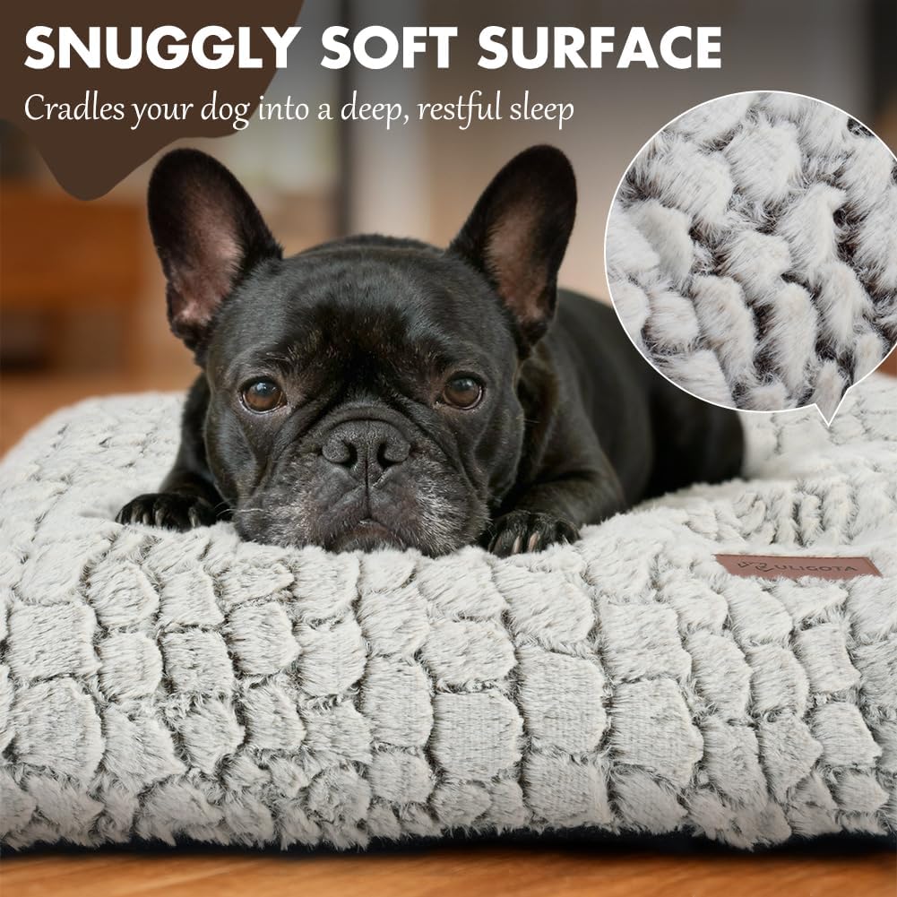 Dog Bed Crate Pad for Small Dogs 24"x18" Coffee – Essentials for Dogs - X-Large 42"x28" / Coffee - image 2