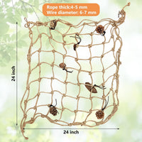 Natural Bird Rope Net, Large Size - Style1 - image 3