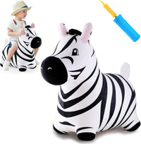 Bouncy Pals Bull Hopping Horse - Zebra