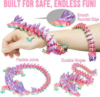 Small Dragon Eggs with Dragon Inside - Pastel Rainbow / L (H:7.1 inches) - image 3