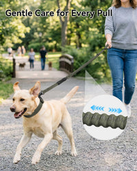 Joytale Tactical Bungee Dog Leash, Shock Absorbing No Pull - Army Green - image 3
