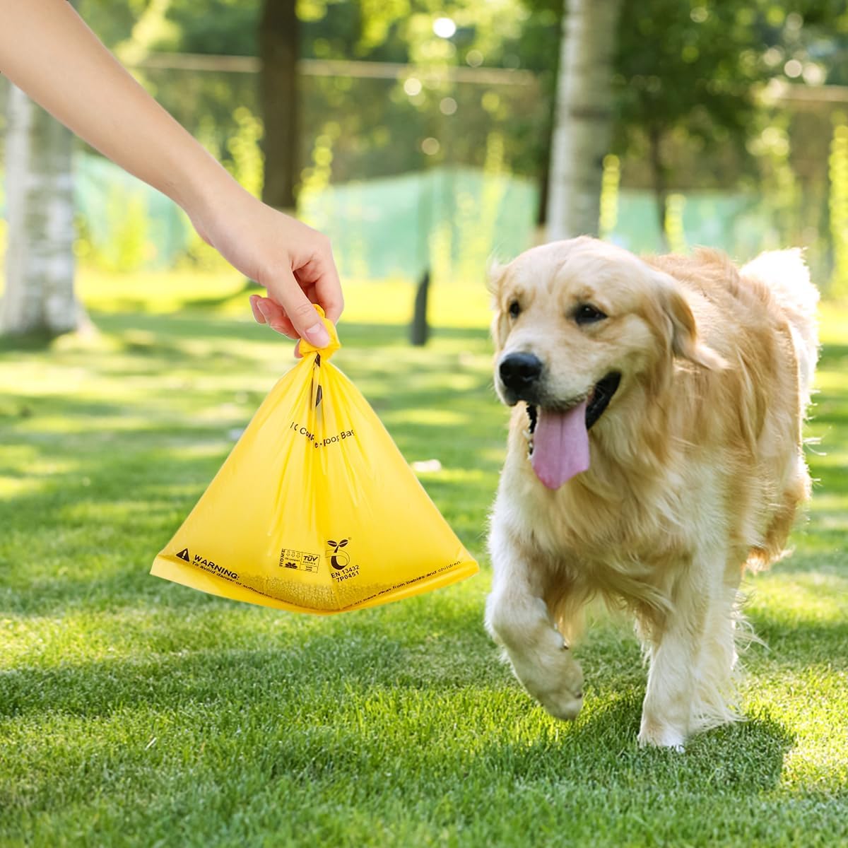Certified Home Compostable Dog Poop Bags, 270 Plant Based Bags – Essentials for Dogs - Maize Yellow / 270 Count (Pack of 1) - image 4