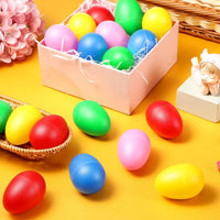 Yeshone 100 plastic egg shakers in 10 bright colors - view 21