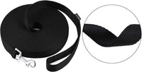 Long Dog Leashes for Training 15/20/30/50/100FT Lead for Medium Small - 1 Inch x 100 Feet / Black - image 3