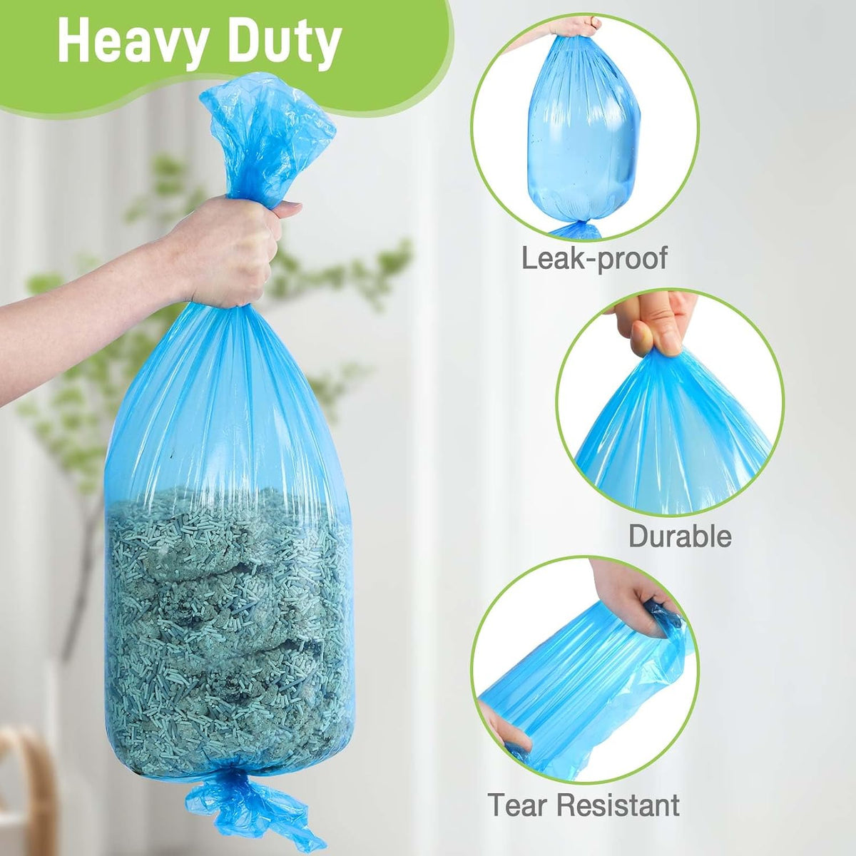 12 Pack Cat Litter Refill Bags - Blue - image 4