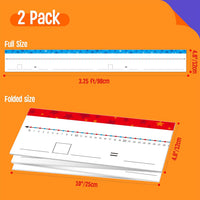 SpriteGru number line dry erase boards with 0-10 and 0-20 lines and colorful star print - view 23