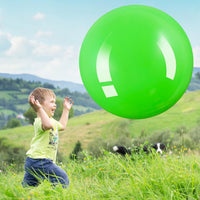 Jenaai giant inflatable bouncy balls in red and blue, 30 inches across - view 29