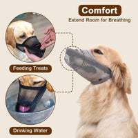 Crazy Felix Dog Muzzle Anti Eating for Small Medium Large Dogs - Grey / M - image 3