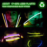JICUICUI Glow Sticks Bulk Party Pack - 500pro glow sticks - image 4