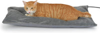 Outdoor Cat Heating Pad, 15.7" x 11.8", 30W, Grey – Essentials for Cats - Gray / 27.5"L x 15.7"W