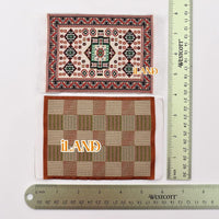 iLAND Miniature Dollhouse Accessories of Carpet for Dollhouse - 2pcs Rhythm - image 4