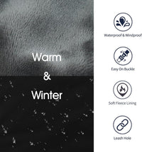 IECOii Extra Warm Reflective Dog Coat - X-Large(Chest:24.4-29.9 in) / Black - image 3