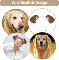 Beviliu Dog Ears Golden Movable - Brown & Pink / 1 Count (Pack of 1) - image 3