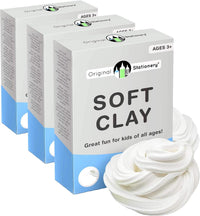 Original Stationery Soft Clay for Slime - Original Size - 230g (Pack of 3)