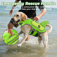 Dog Life Vests for Boating and Swimming, Dog Life Jacket – Essentials for Dogs - LightGreen / Medium - image 2