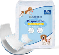 Disposable Dog Diaper Liners Booster Pads for Male & Female Dogs - XL-80Count