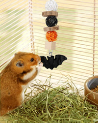 3PCS Chinchilla Toys Guinea Pig Bunny Rabbit Chew Toys Teeth Care - Halloween - image 2