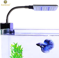 SunGrow 4.8W Aquarium Light for Fish Tank, 24 LEDs, White & Blue – Essentials for Fish - image 2