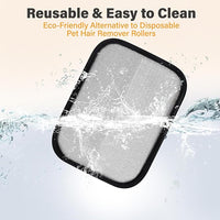 Upgraded Pet Hair Removal Glove - Reusable Electrostatic Fur Remover for Furniture, Clothes, Carpet & Car, Ideal for Dogs & Cats