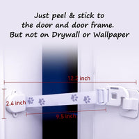 Neobay Adjustable Door Strap and Latch - Magnetic With Stopper 1 Pack - image 2