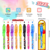 TAFULOR Invisible Ink Pen for Kids - 8 Count (Pack of 1) - image 2