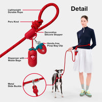 VETRESKA Hands-Free Dog Leash - Strawberry Red - image 4