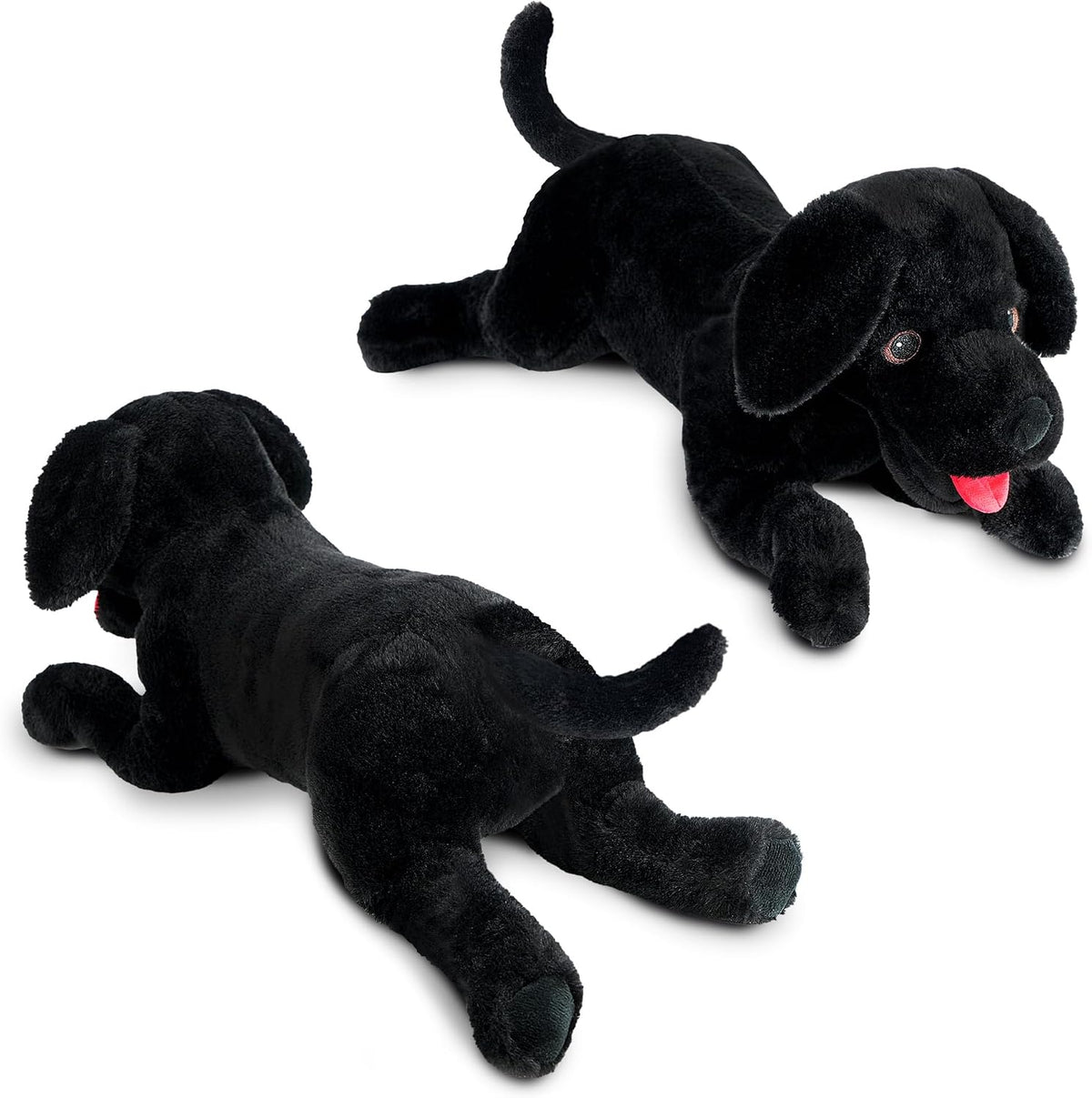 LotFancy Dog Stuffed Animals Plush - Black / 26 inch (Pack of 3) - image 3