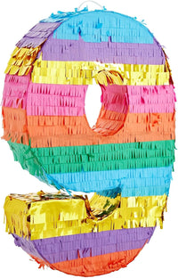 BLUE PANDA 8 Pinata, Small Multicolor - 9
