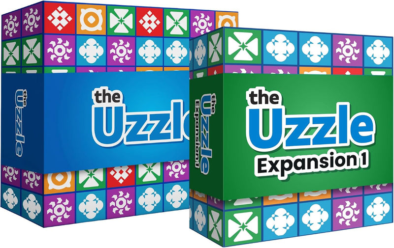 The Uzzle 3.0 Board Game, Family Board Games for Children & Adults, Block Puzzle Games for Ages 4+ - Uzzle 3.0 & Expansion
