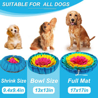 Vivifying Snuffle Mat for Dogs - Red&Yellow&Blue - image 3