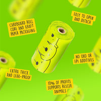 Dog Poop Bags with Handles - 1 Count (Pack of 120) / Long - image 4