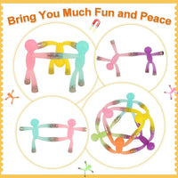 laleay Magnetic Men Fidget Toys - 6pcs - image 4