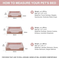WNPETHOME Dog Beds for Large Sized Dogs, Washable Orthopedic Dog Couch Sofa Bed with Waterproof Lining & Non-Skid Bottom for Pet Sleeping