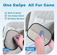 2Pcs Pet Hair Removal Gloves Kit (2 Sizes) for Dogs & Cats, 2025 Newly Upgraded Five-Finger Electrostatic Pet Hair Gloves, Reusable Pet Hair Remover Tools for Clothing, Carpet, Sofa Gaps, Car Seat