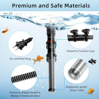 HiTauing Aquarium Heater 25W/50W/100W/200W/300W - 100W for 10-30 gallon - image 3