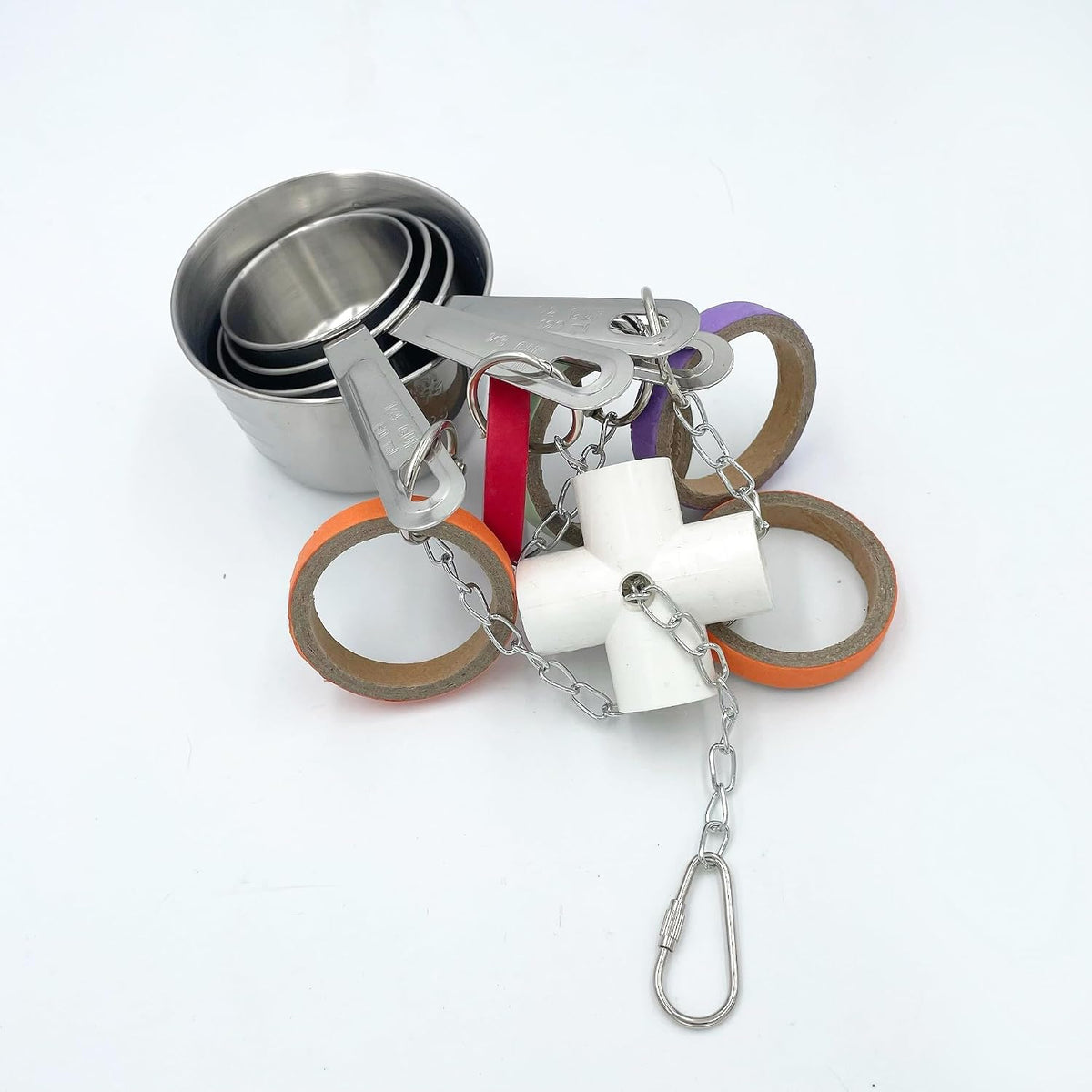 Durable Bird Parrots Pots and Bagel Toys - image 4