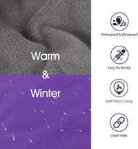 IECOii Extra Warm Reflective Dog Coat - XXXX-Large(Chest:37.4-53.1 in) / Purple - image 3