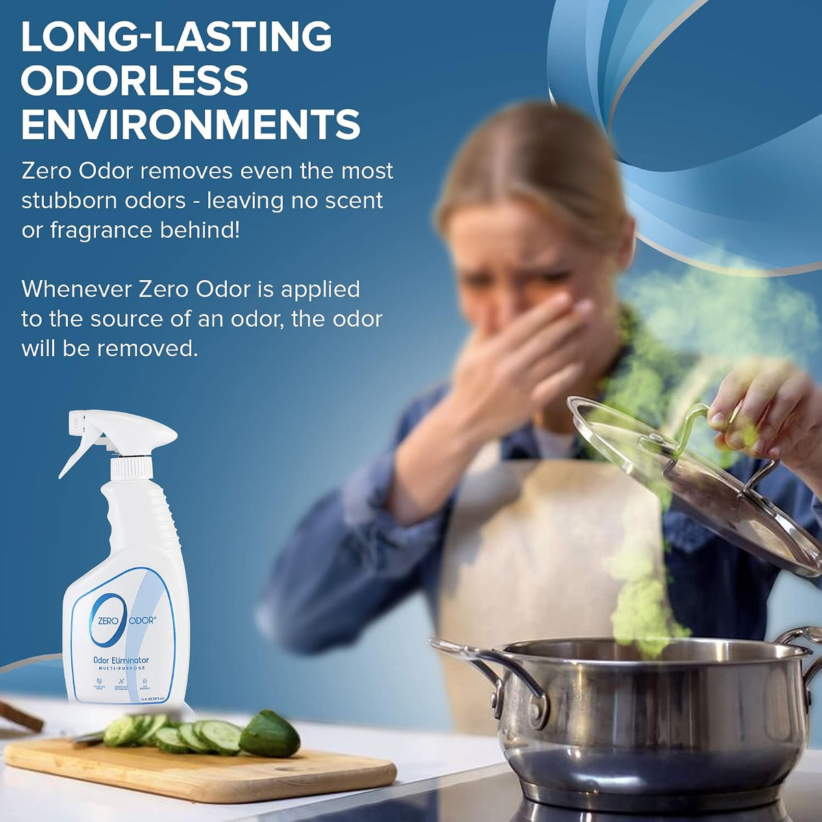 Zero Odor Multi-Purpose Odor Eliminator - 16 Fl Oz (Pack of 2) - image 3