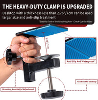Dog Grooming Table Arm with Hammock, Adjustable Height - Stainless Steel - image 3